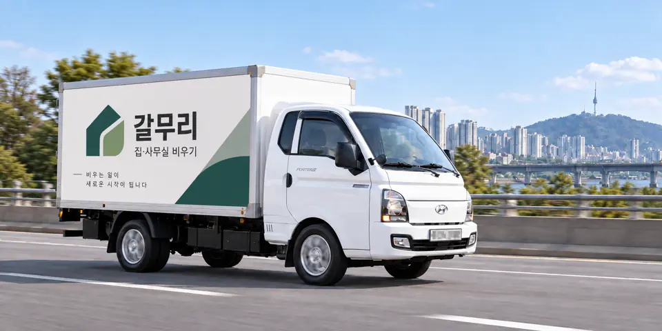 추자동 유품정리 | 갈무리 작업 차량, 그림